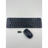 Outlet Zestaw bezprzewodowa klawiatura i mysz Logitech czarnaMK220 j.włoski