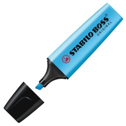 Outlet Zestaw zakreślaczy STABILO Boss 6 sztuk niebieskie na bazie wody