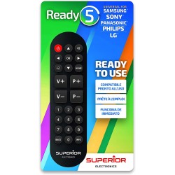 Outlet Pilot uniwersalny Superior Ready 5 czarny maksymalny zasięg 10 m