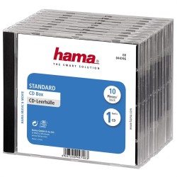 Outlet Hama 44746 Zestaw 10 Pudełek do Przechowywania Płyt CD OPIS