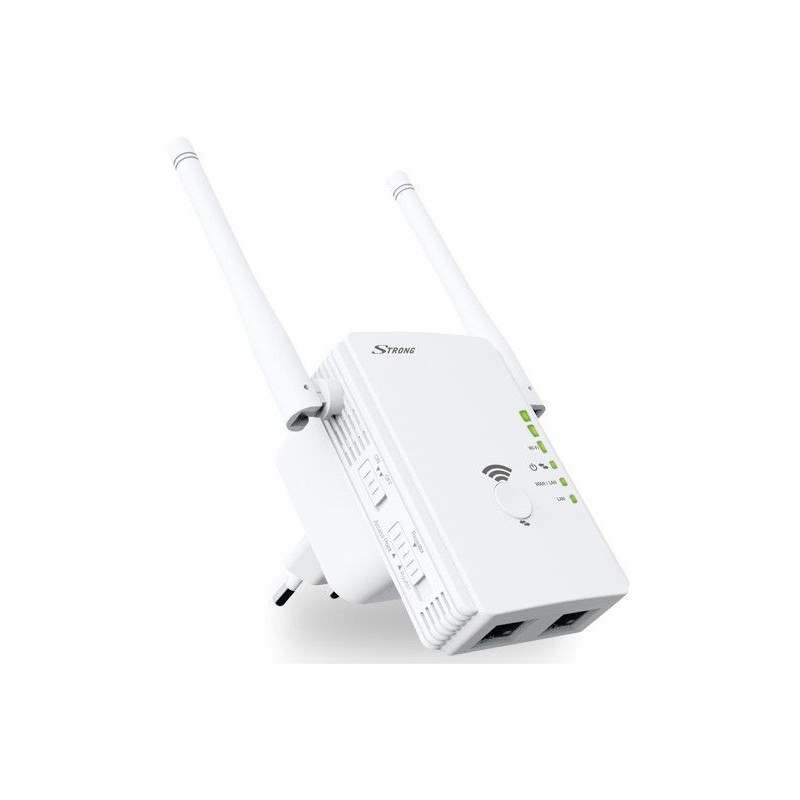 Outlet Wzmacniacz sygnału Wi-Fi Strong 300V2 max 300 Mbit/s 2,4 GHz OPIS