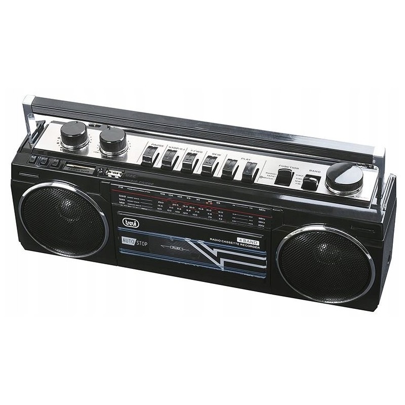 USZKODZONY Magnetofon kasetowy Trevi RR501 czarny