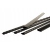 Pavo A4 12 mm Grzbiety zaciskowe pojemność 76 -100 arkuszy Czarne 25 sztuk