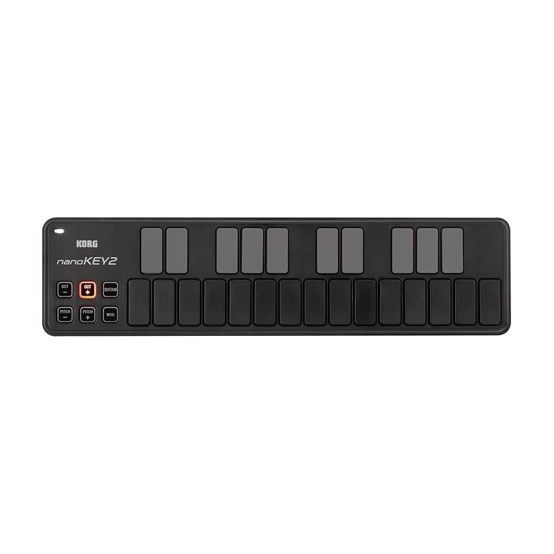 Outlet Korg 25-klawiszowy kontroler midi (NANOKEY2BK) czarny OPIS Outlet Korg 25-klawiszowy kontroler midi (NANOKEY2BK) czarny OPIS