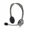 Przewodowe Słuchawki Logitech H110 Gray mini jack 20Hz - 20KHz Z Mikrofonem