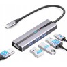Outlet Adapter przejściówka HUB USB-C (5 w 1) typ C na USB-C PD100W OPIS