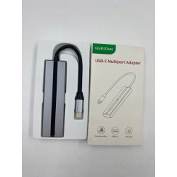 Outlet Adapter przejściówka HUB USB-C (5 w 1) typ C na USB-C PD100W OPIS