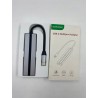Outlet Adapter przejściówka HUB USB-C (5 w 1) typ C na USB-C PD100W OPIS