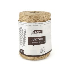 Outlet Sznurek jutowy D.Rect 250 m x 1,2 mm brązowy wytrzymale naturalny