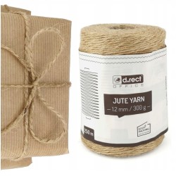 Outlet Sznurek jutowy D.Rect 250 m x 1,2 mm brązowy wytrzymale naturalny
