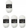Outlet wollbiene Softy 4 x 100 g Wełna szenilowa do robienia na drutach