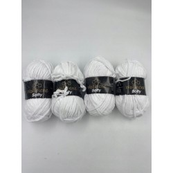 Outlet wollbiene Softy 4 x 100 g Wełna szenilowa do robienia na drutach