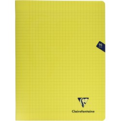 Clairefontaine Notatnik/zeszyt szkolny A4+ 96 stron w kratkę francuską 90g
