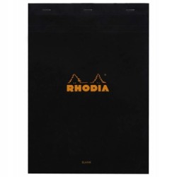 Outlet Notatnik czysty Basics 80g 80 Ark. A4 Dot Black szyty Rhodia OPIS