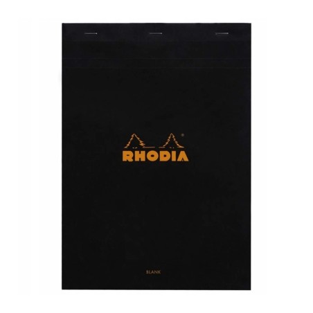 Outlet Notatnik czysty Basics 80g 80 Ark. A4 Dot Black szyty Rhodia OPIS