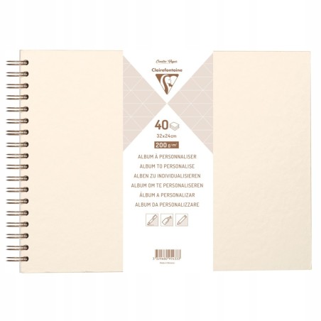 Outlet Album na zdjęcia Clairefontaine 95433C 36,5 x 24 cm kremowy OPIS