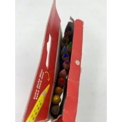 Outlet KREDKI OŁÓWKOWE 110912 FABER CASTELL JUMBO GRIP 12 kolorów OPIS