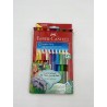 Outlet KREDKI OŁÓWKOWE 110912 FABER CASTELL JUMBO GRIP 12 kolorów OPIS