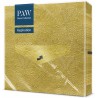 OUTLET KOMPLET 20 SERWETEK SERWETKI ZŁOTO ZŁOTE KWADRAT 33 cm x 33 cm