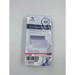 Outlet Koperty białe bez okienka Posthorn 1220617 100 Sztuk 110 x 220 mm