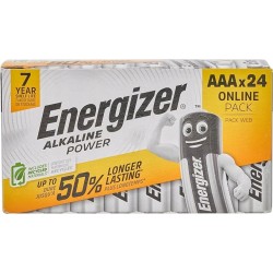 Outlet Energizer Baterie AAA baterie alkaliczne 24 sztuki napięcie1,5W OPIS