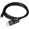 Outlet CLUB3D cac-1557 USB C Displayport 1.4 Czarny długość kabla 1.8 m