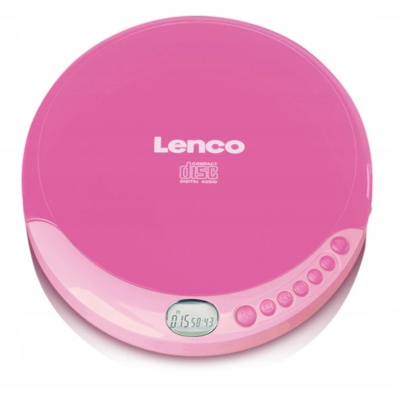 LENCO CD-011PK Przenośny odtwarzacz CD Discman dla Dziewczynki Różowy OPIS LENCO CD-011PK Przenośny odtwarzacz CD Discman dla Dziewczynki Różowy OPIS
