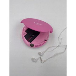 LENCO CD-011PK Przenośny odtwarzacz CD Discman dla Dziewczynki Różowy OPIS