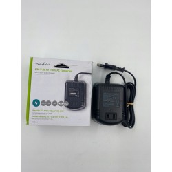 OUTLET NEDIS POCO101 KONWERTER 230V 75 W ZASILACZ SIECOWY CZARNY OPIS