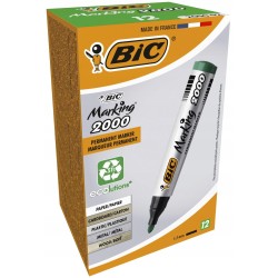 Outlet Marker permanentny zielony BIC Marking 2000 12 sztuk alkoholowy