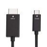 Outlet Kabel Amazon UTCUH04 HDMI - USB typ C długość 1,8 m plug & play