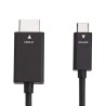 Outlet Kabel Amazon UTCUH04 HDMI - USB typ C długość 1,8 m plug & play