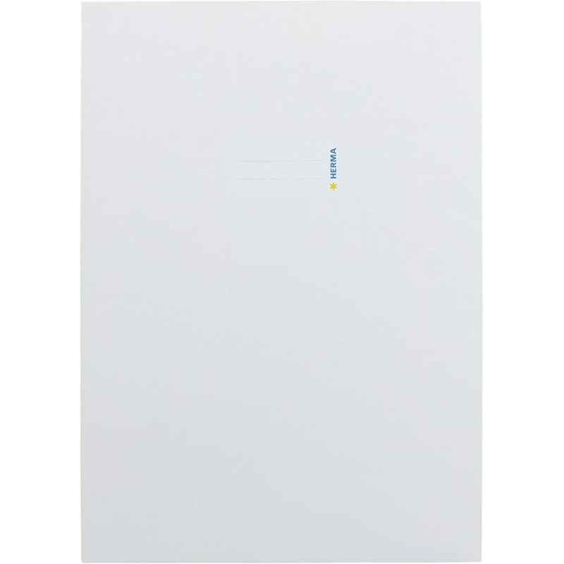Outlet HERMA 19744 okładka na zeszyty A4 biała 1 sztuka 210 x 297 mm OPIS