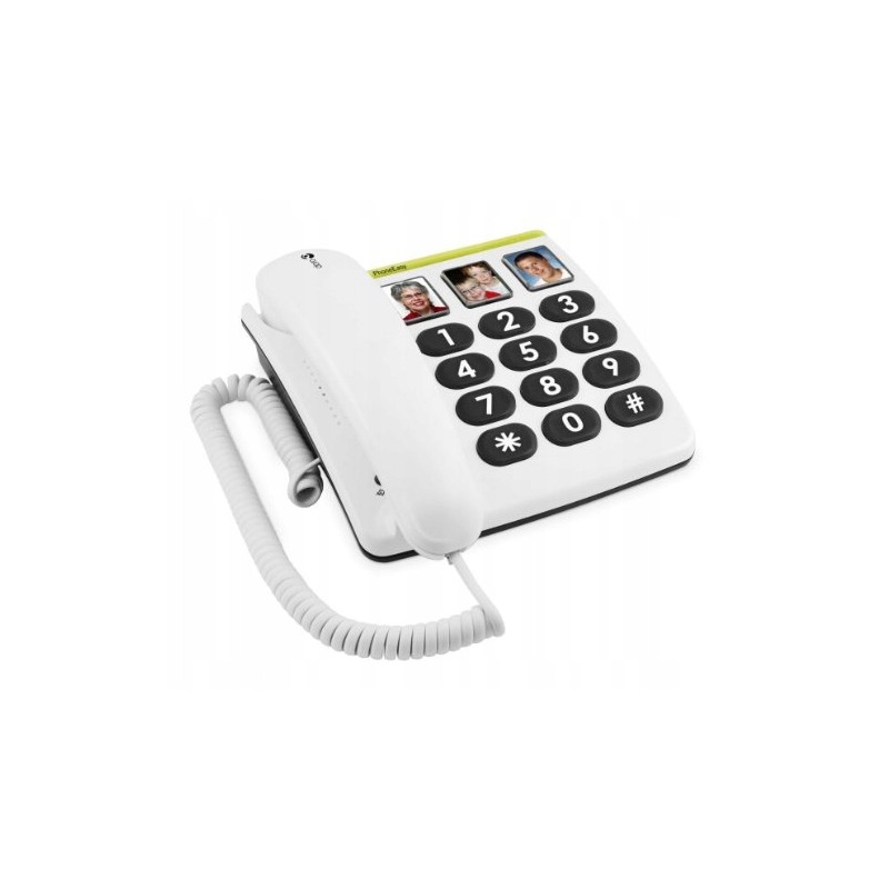 Outlet Telefon stacjonarny Doro PhoneEasy 331i PH biały duże klawisze OPIS Outlet Telefon stacjonarny Doro PhoneEasy 331i PH biały duże klawisze OPIS