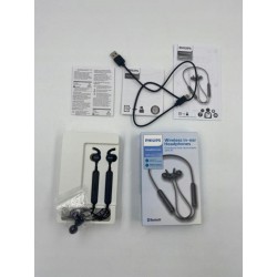 Outlet Słuchawki dokanałowe bezprzewodowe PHILIPS TAE1205BK/00 Czarny BT