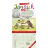 Planer Rodzinny Janosch 2025 22 x 45 cm kalendarz z 5 kolumnami OPIS