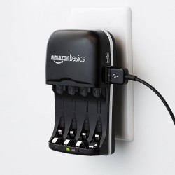 Outlet Ładowarka Amazon V3299USBEU na 4 baterie AA / AAA + port USB