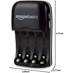 Outlet Ładowarka Amazon V3299USBEU na 4 baterie AA / AAA + port USB