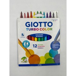 Outlet Pisaki wielokolorowe GIOTTO 0719 00 Turbo Color 12 sztuk