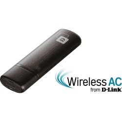 Outlet Adapter Karta USB WiFi D-Link AC1200 5 GHz Czarny A1300