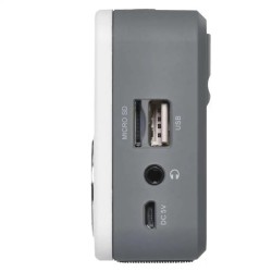 Outlet Radio sieciowo-bateryjne FM Emos EM-213 wyświetlacz LED kompatkowe