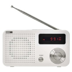 Outlet Radio sieciowo-bateryjne FM Emos EM-213 wyświetlacz LED kompatkowe