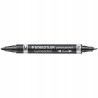 STAEDTLER 348 9 BKD Lumocolor duo marker permanentny F końcówki 0,6mm 1,5mm