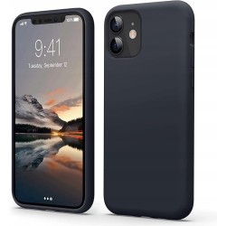 Outlet Etui silikonowe czarne Flyzoo Liquid Silicone do iPhone'a 11 6,1"