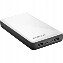 Outlet Powerbank Varta 20000 mAh biały napięcie 5 V prąd 3.0 A USB A/USB C
