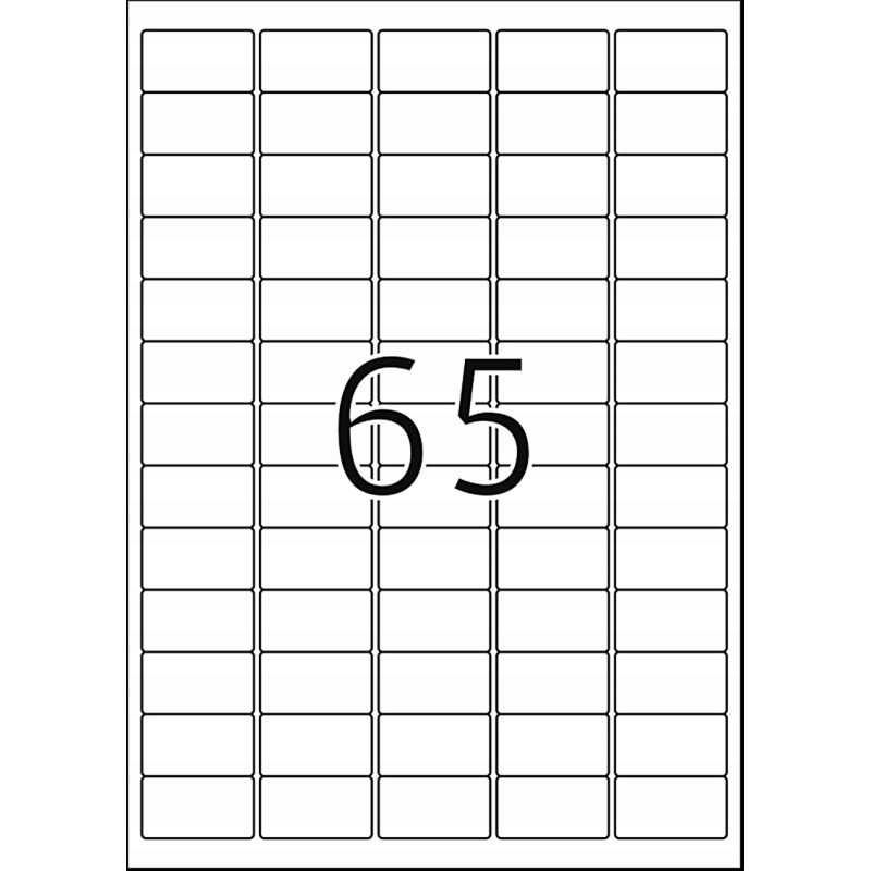 Outlet Etykiety samoprzylepne TopStick A4 100 arkuszy 38,1x21,2 mm Outlet Etykiety samoprzylepne TopStick A4 100 arkuszy 38,1x21,2 mm