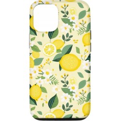 Outlet Kolorowe etui na telefon iPhone'a 15 Pro cytrynowożółty letni wzór