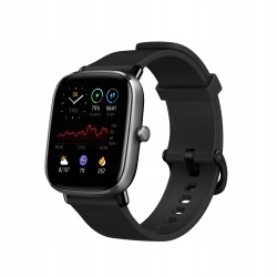 Outlet Smartwatch Amazfit GTS 2 Mini czarny bluetooth pulsometr żyroskop