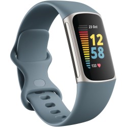 USZKODZONY Smartband Fitbit Charge 5 niebieski Bluetooth pulsometr