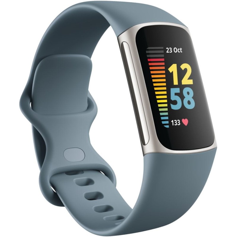 USZKODZONY Smartband Fitbit Charge 5 niebieski Bluetooth pulsometr